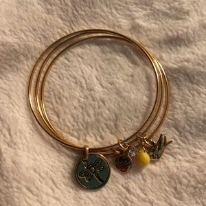 Juicy Couture gold bangles